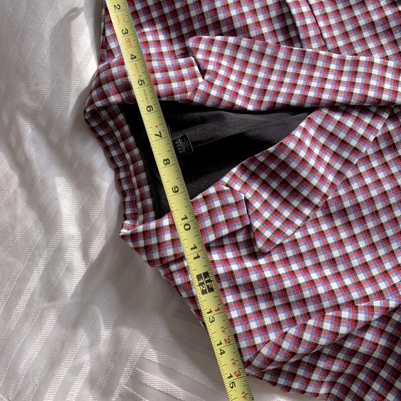 Checkerboard Statement Suit Jacket - Picture 6 of 12